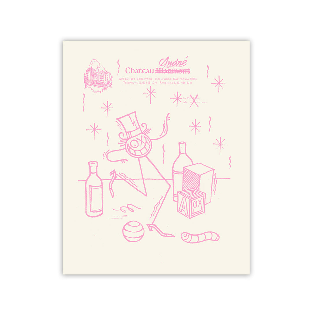 Château André set - Pink variant, 2022- Beige, pink by Mr. Andre