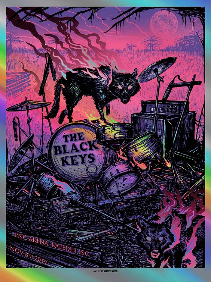 Black Keys Raleigh 19 (Foil Edition) by Munk One