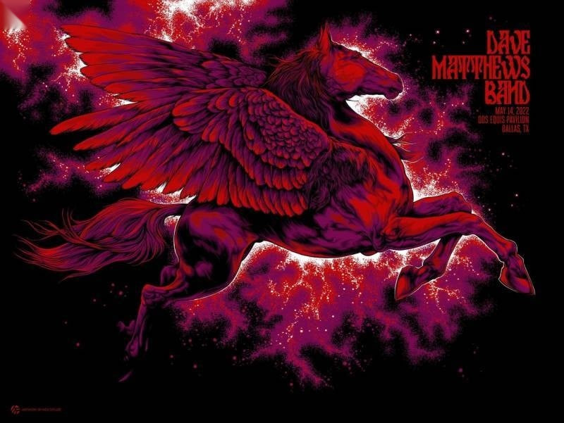 Dave Matthews Band Dallas 22 by Ken Taylor (Artist Edition)