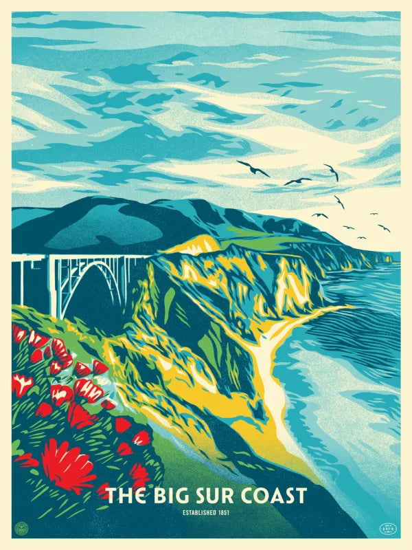 The Big Sur Coast by Shepard Fairey