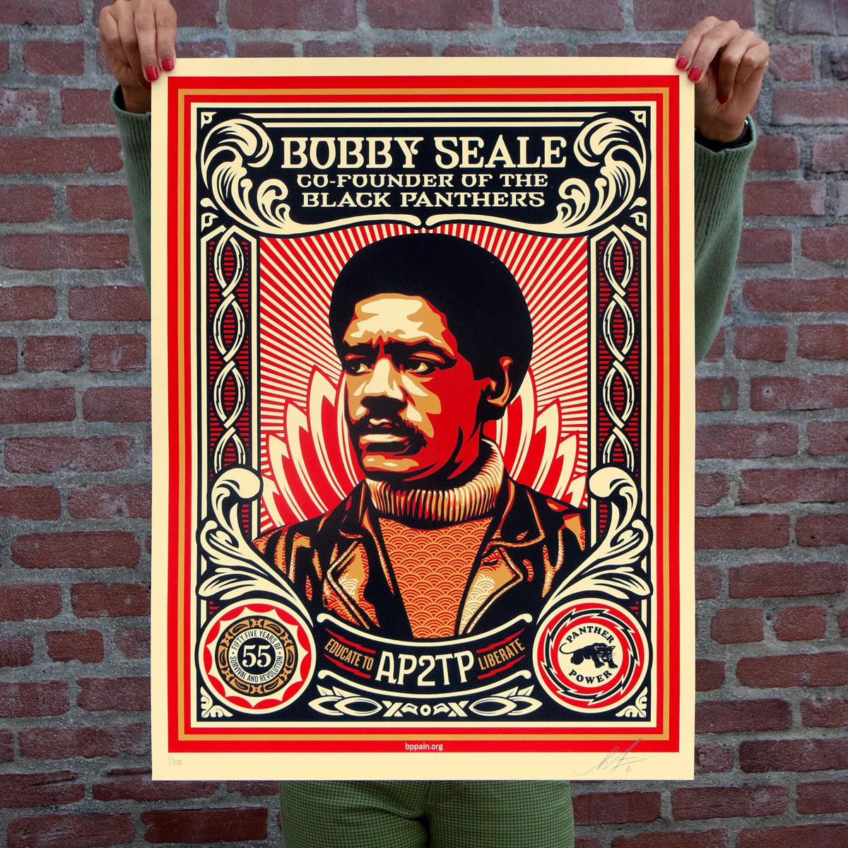 Educate to Liberate (Bobby Seale) by Shepard Fairey