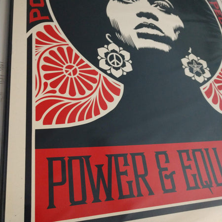 Afrocentric (Red) by Shepard Fairey