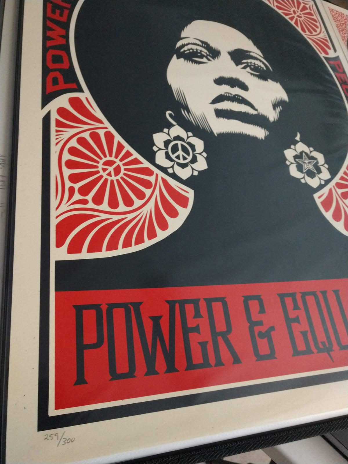 Afrocentric (Red) by Shepard Fairey
