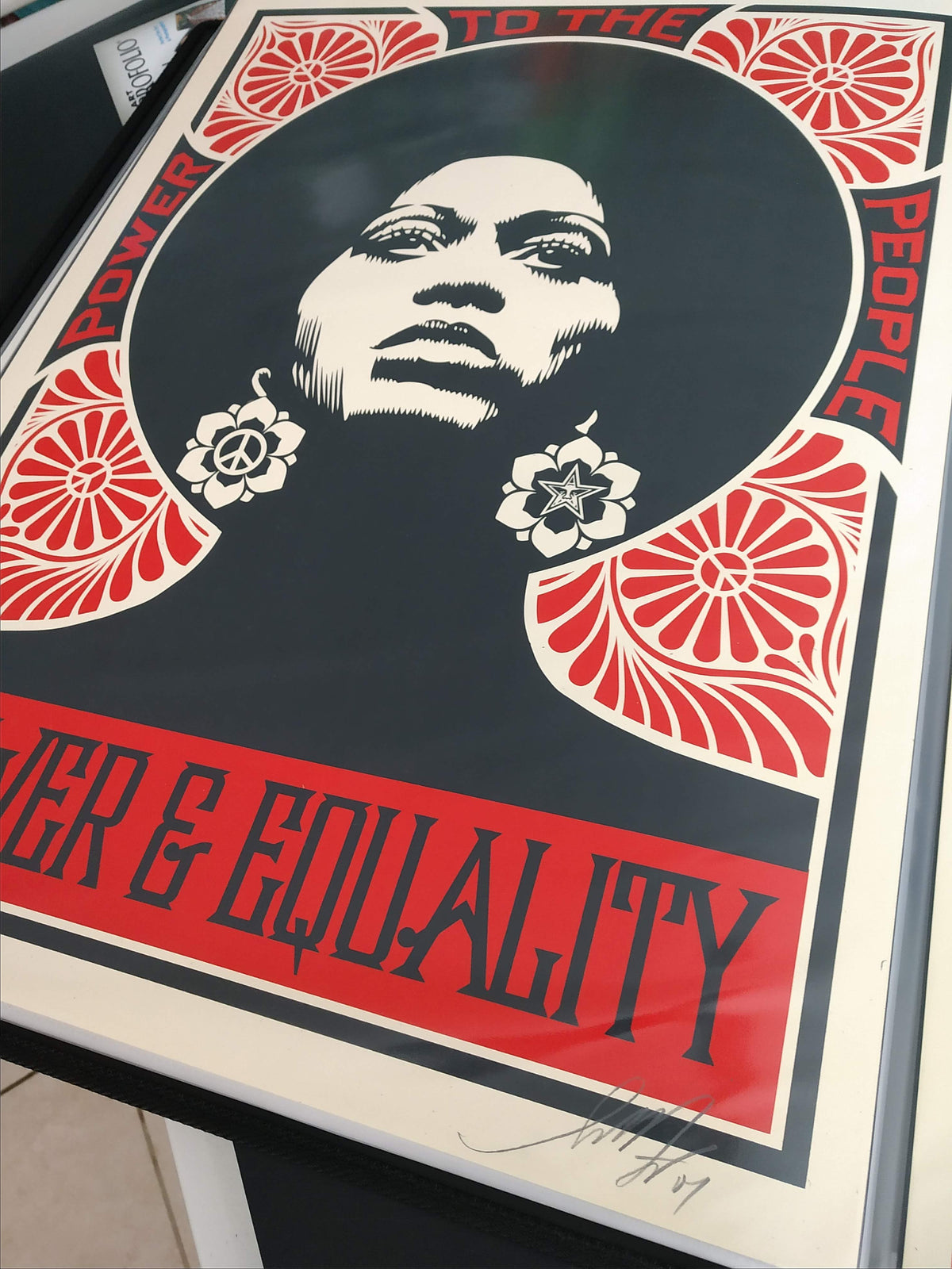 Afrocentric (Red) by Shepard Fairey