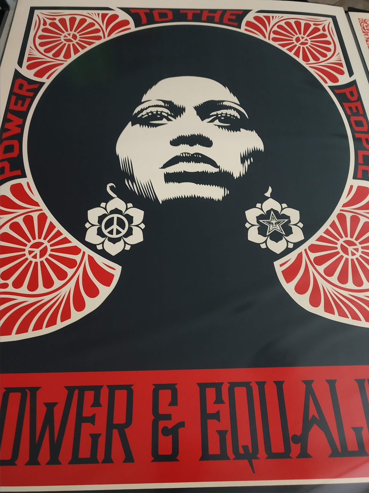 Afrocentric (Red) by Shepard Fairey