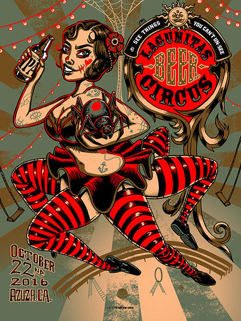 Lagunitas Beer Circus Azuza by Munk One