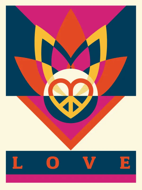 Love Lotus by Shepard Fairey