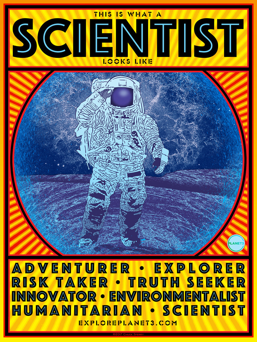 March for Science, Earth Day 2017 by Chuck Sperry