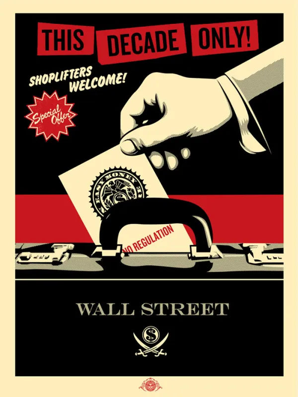 Shoplifters Welcome by Shepard Fairey