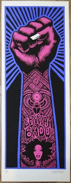 Badu: X-Large Fist Pink/Purple by Emek