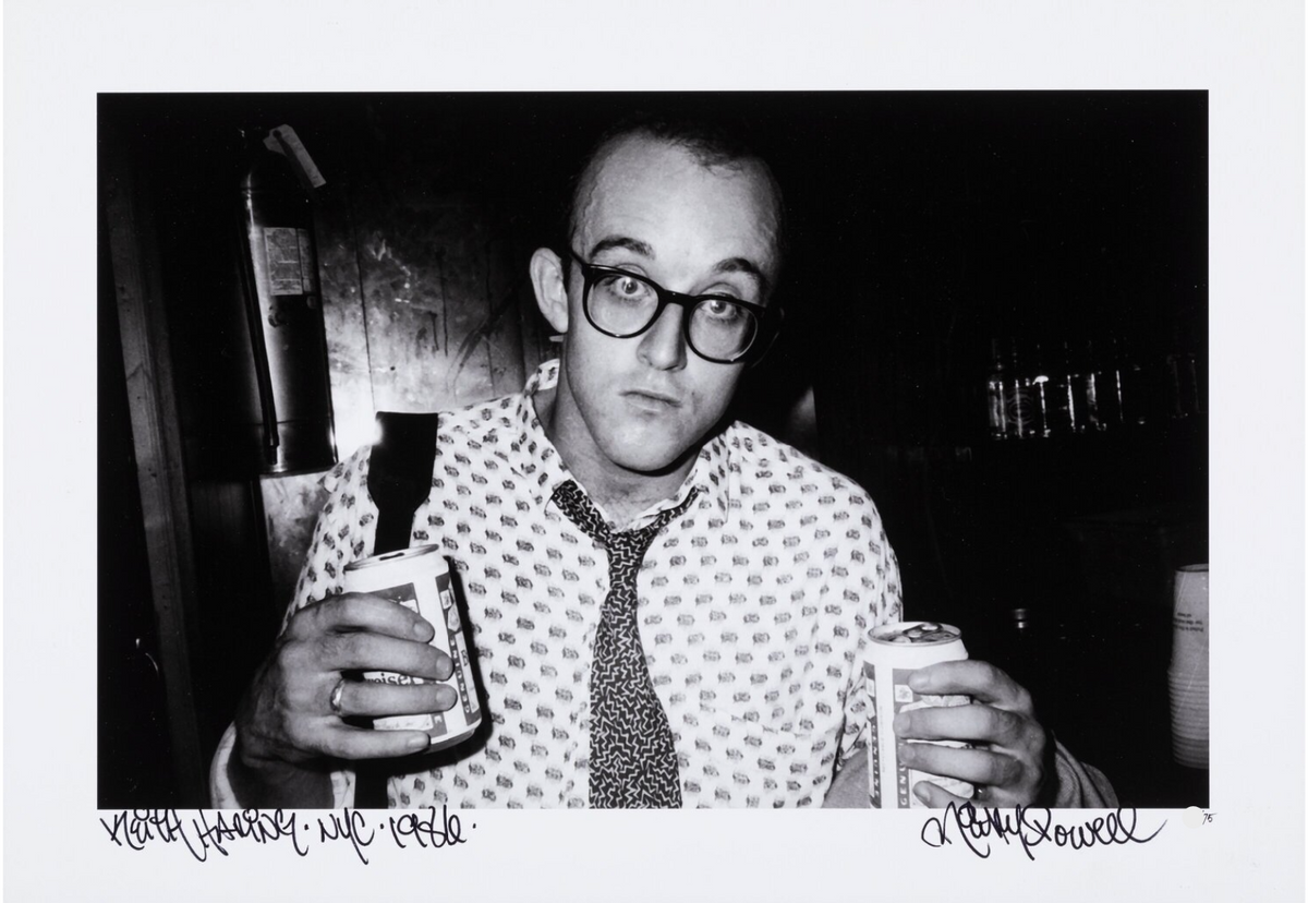 Keith Haring NYC 1986 by Ricky Powell