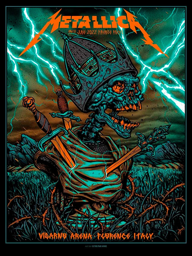 Metallica Florence 22 by Munk One