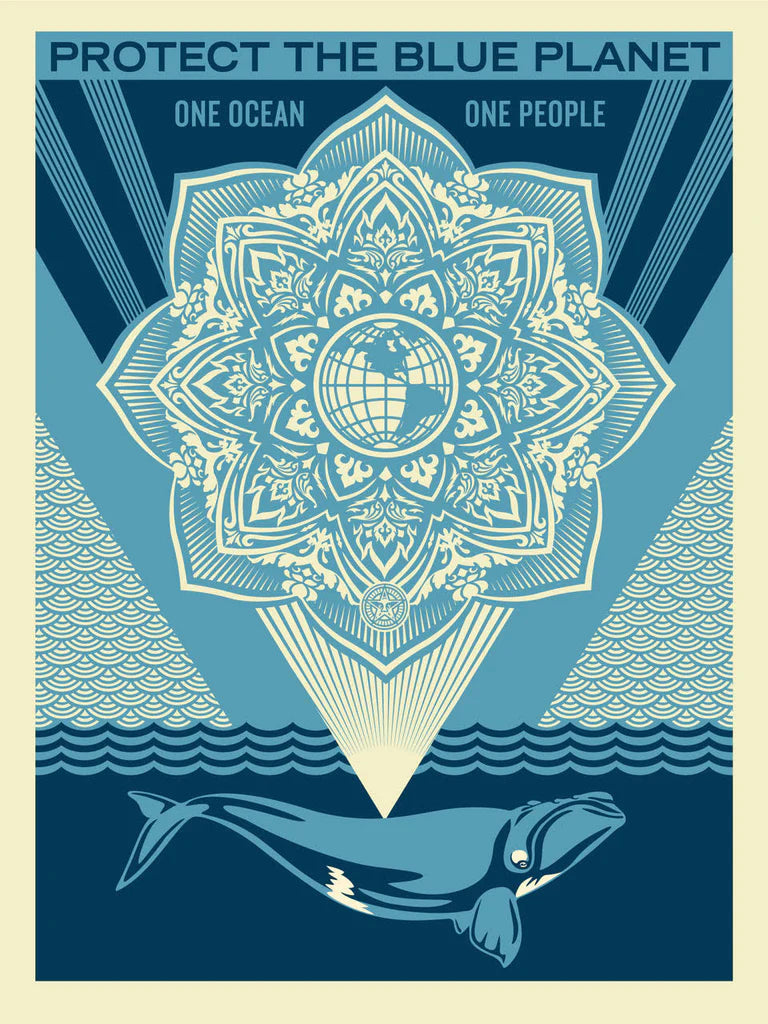 Protect the Blue Planet by Shepard Fairey