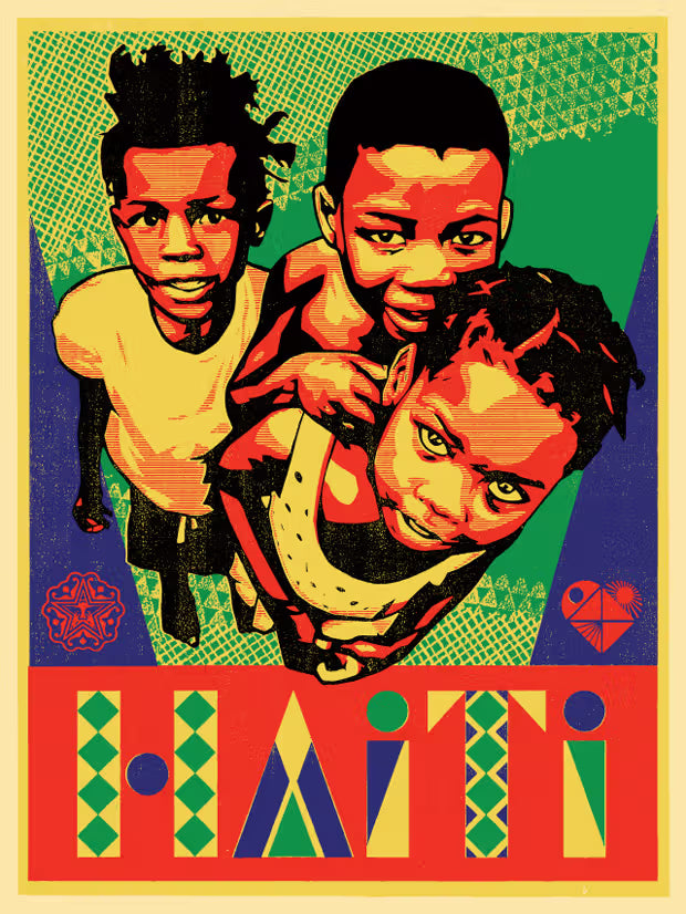 Relief for Haiti by Shepard Fairey / Cleon Peterson / Casey Rider