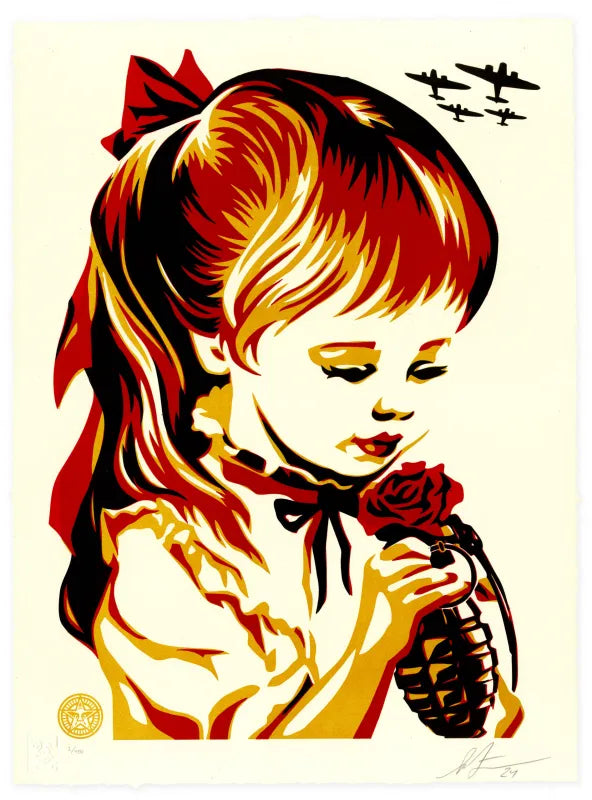 War by Numbers (Letterpress) by Shepard Fairey
