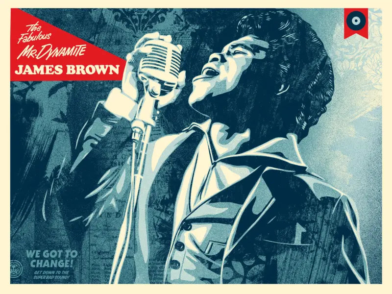 We Got to Change - James Brown by Shepard Fairey